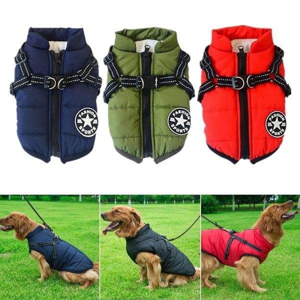 Doggyâ„?- Waterproof Winter Dog Jacket With Built-In Harness