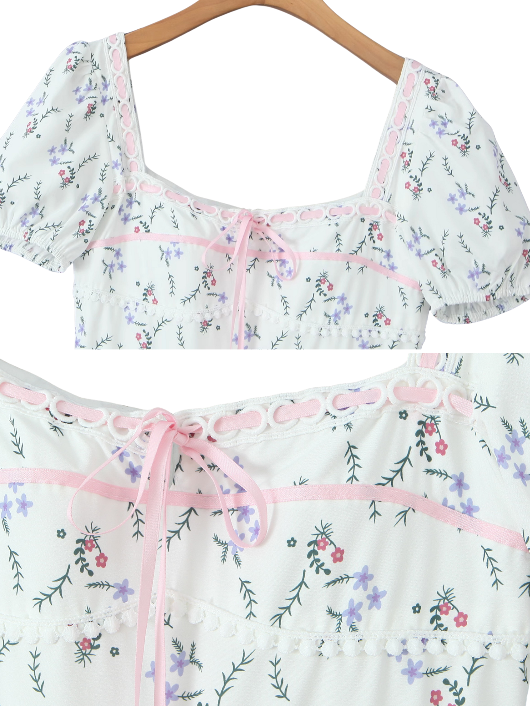 Eleanor Vintage Floral Midi Dress