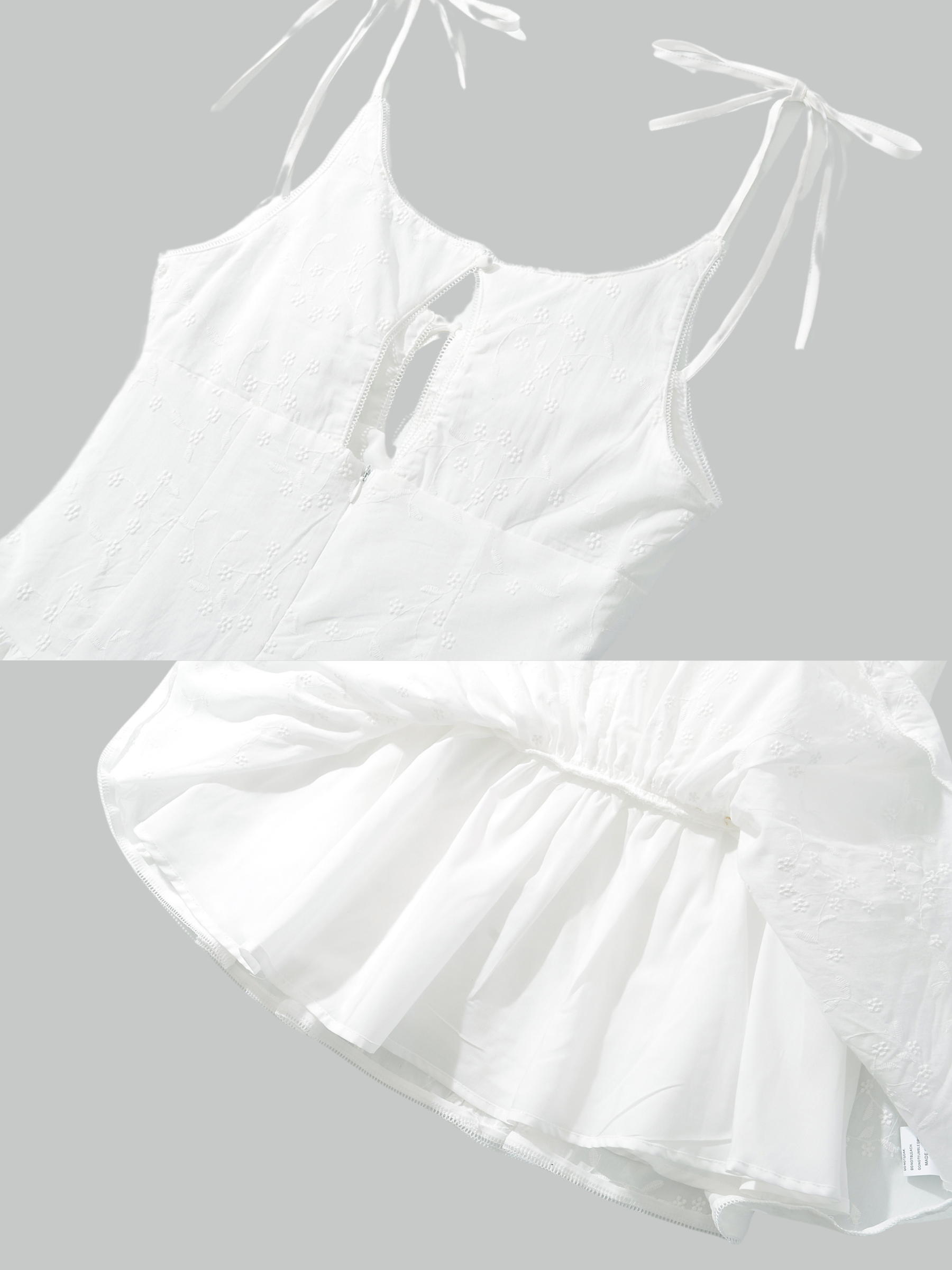 Lenna Embroidered Lace Mini Dress