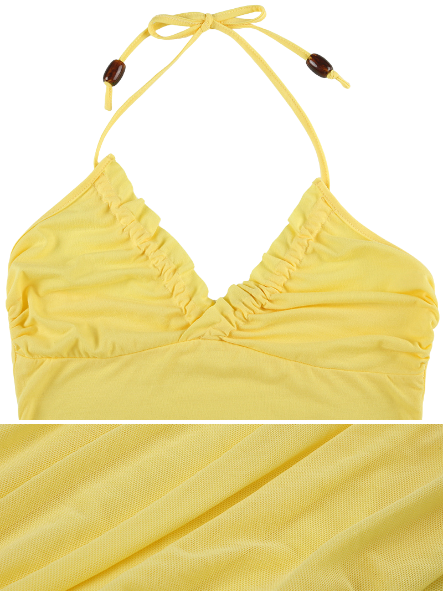 Leona Ruched Halter Top
