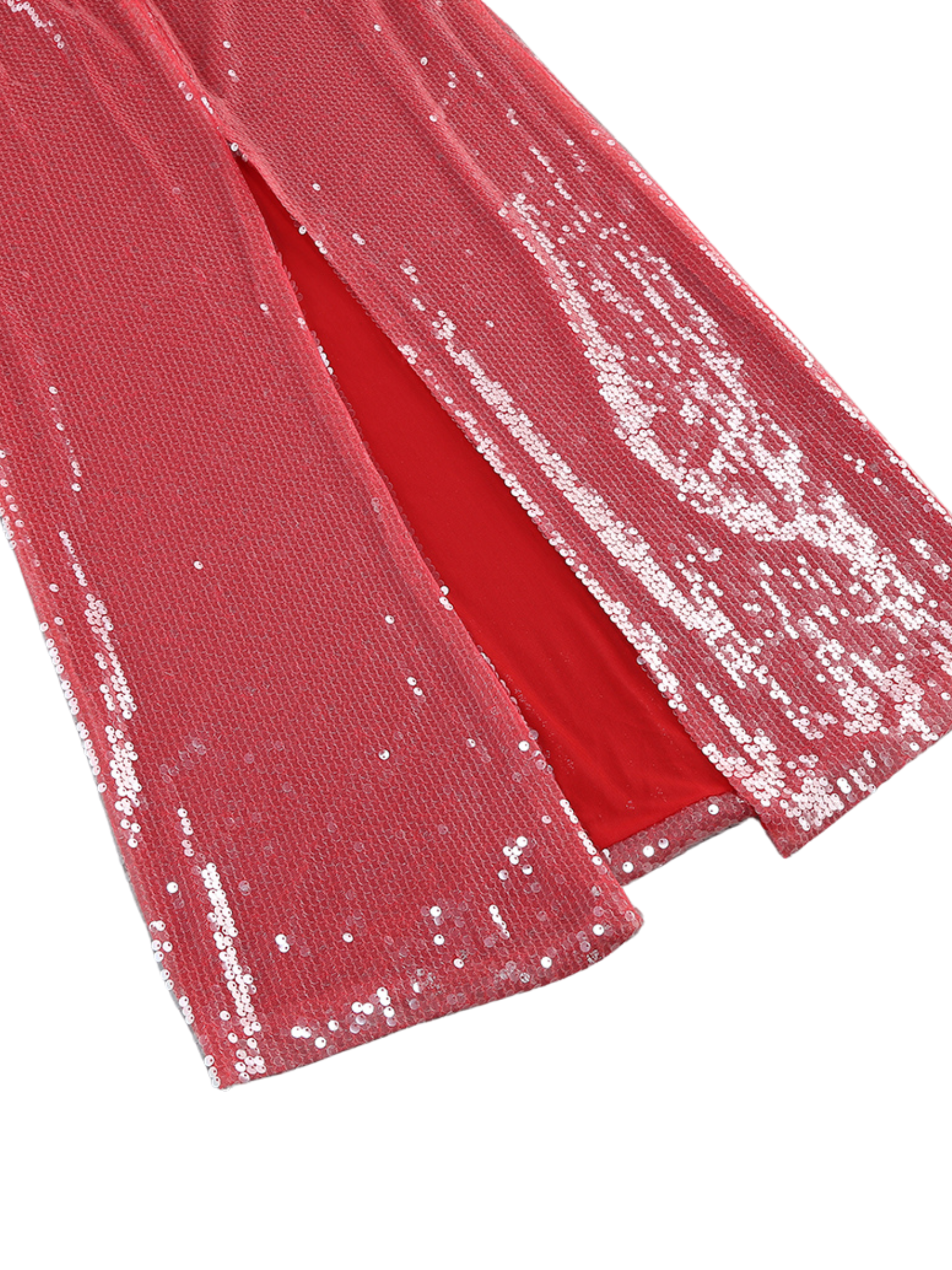 Riona Sequin Halter Maxi Dress