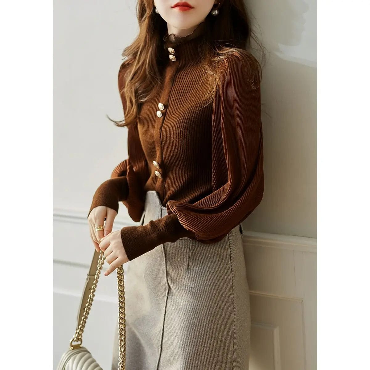 Mari - Blusa vintage clásica