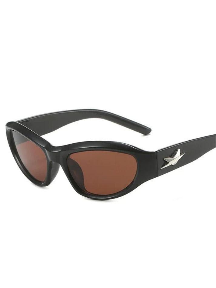 Star Embellish Cat Eye Futuristic Sunglasses - HouseofHalley