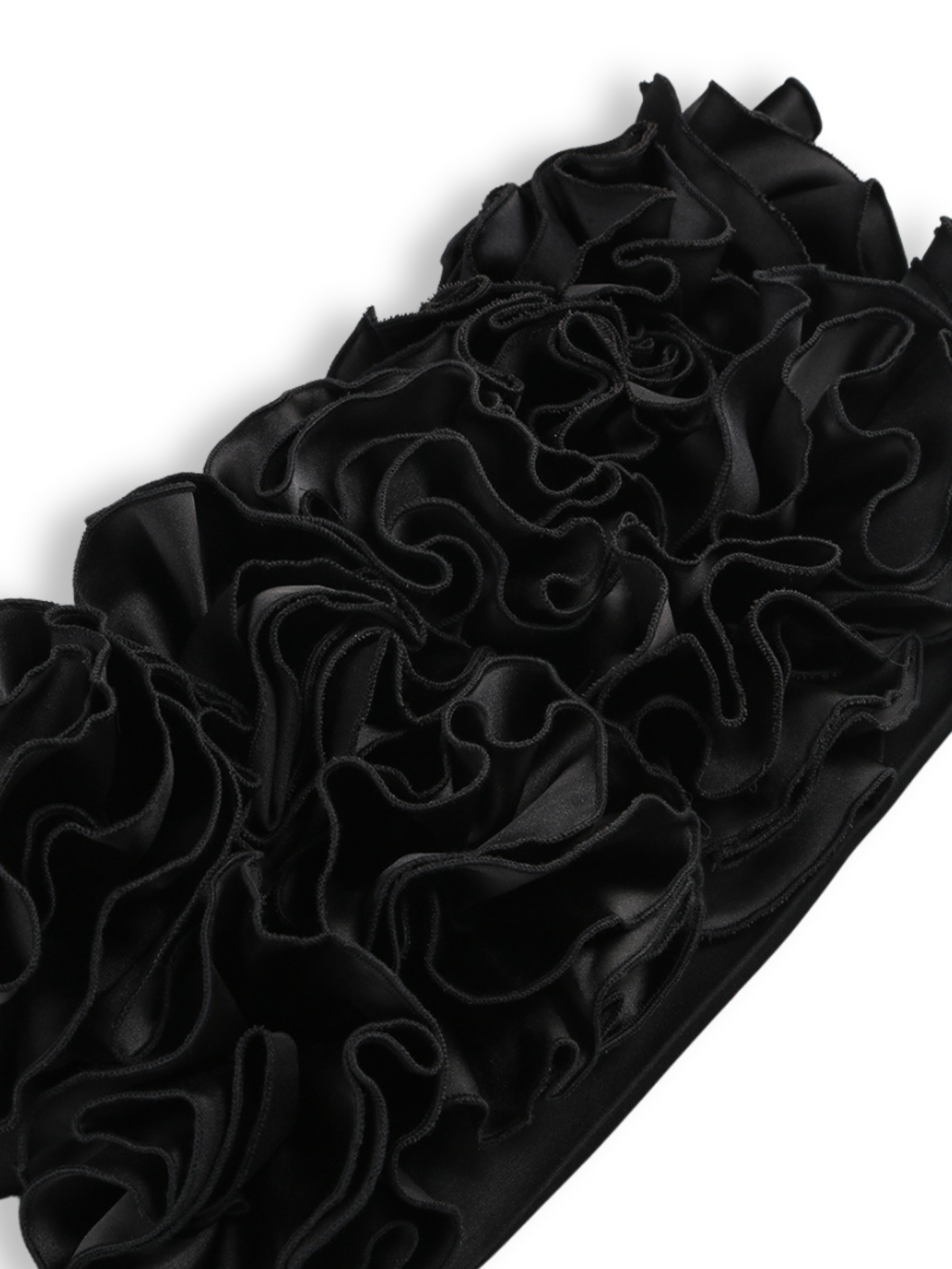 Inna Bloom Corset Skirt Set in Black