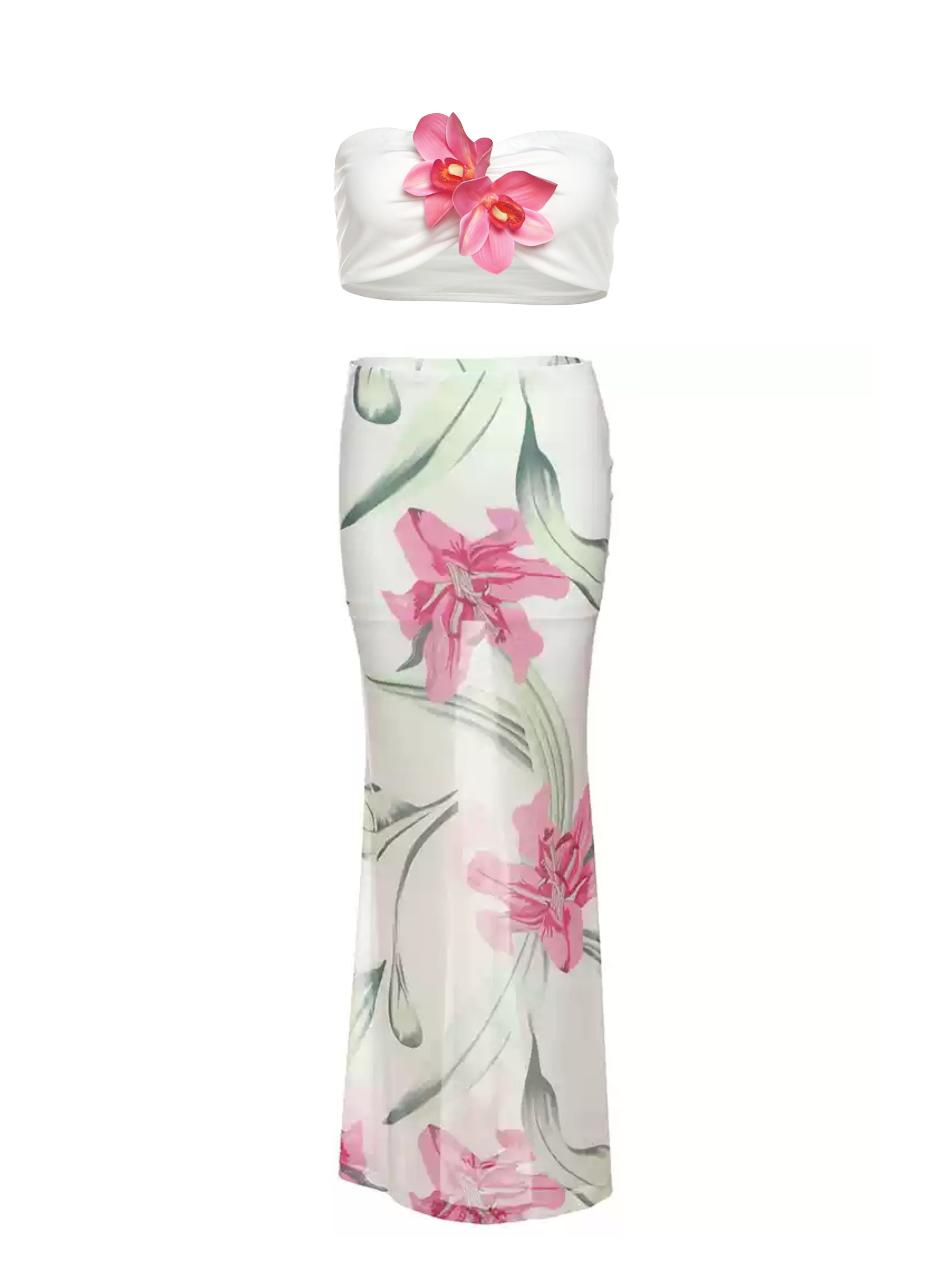 Devin Floral Skirt Set
