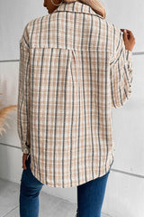 Jacke mit Knopfleiste und Taschen