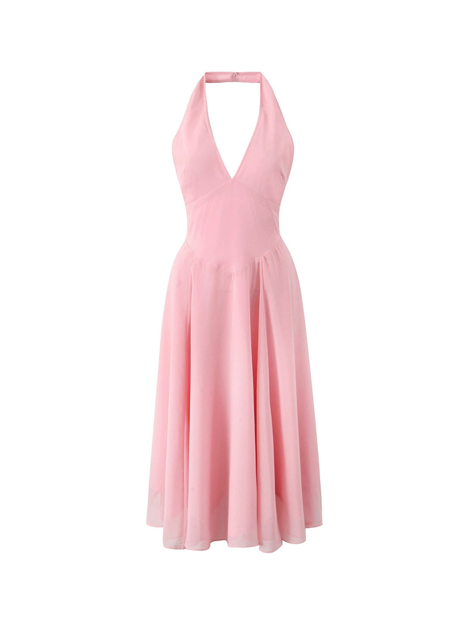 Dareen Floral Halter Midi Dress