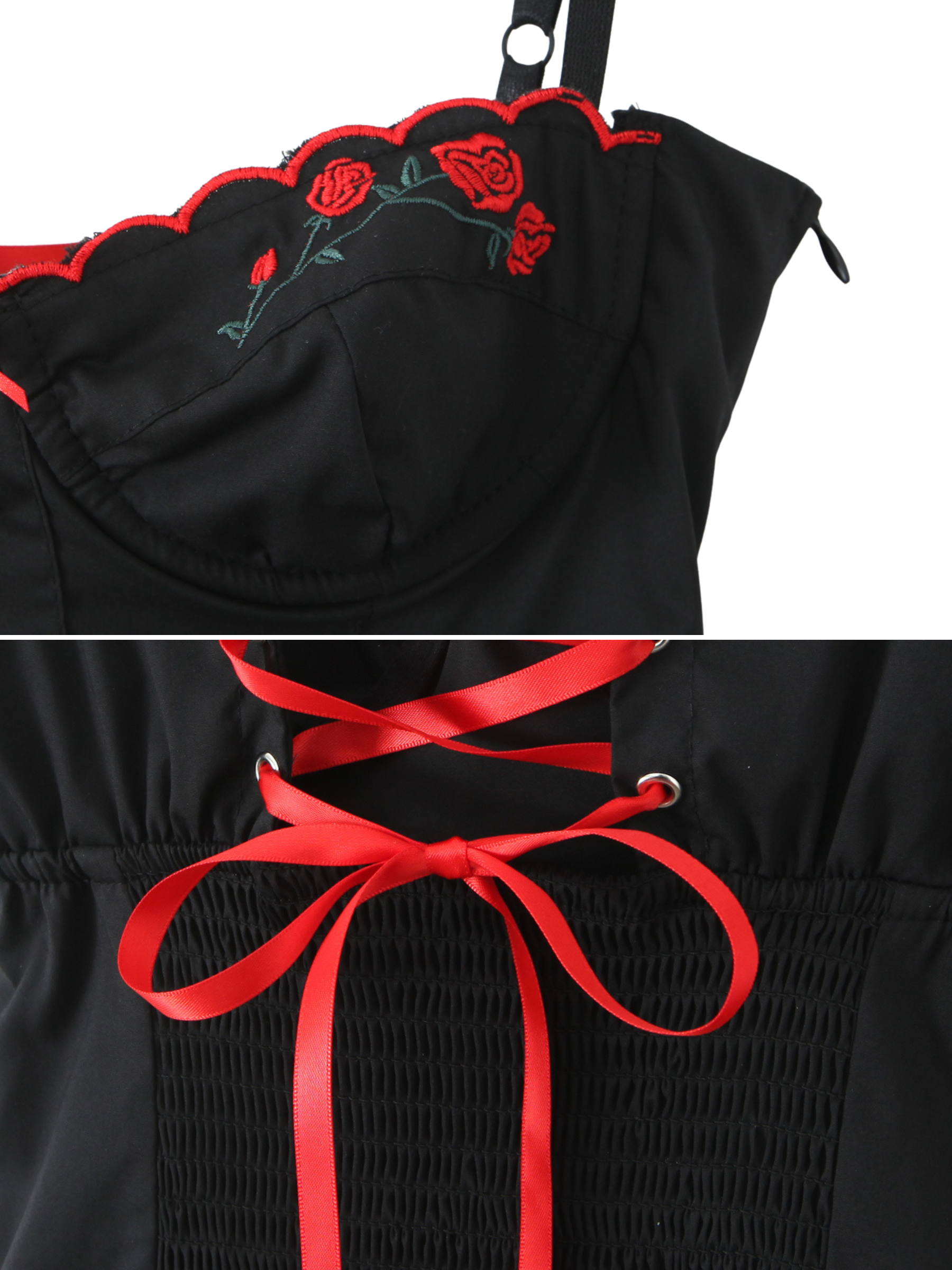 Ariya Embroidered Lace Mini Dress