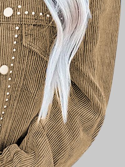 Jacke mit Knopfleiste und Taschen