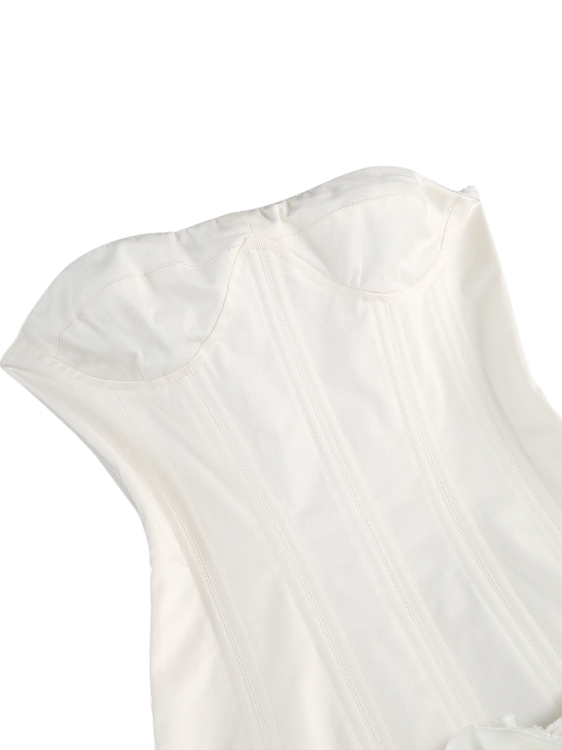Inna Bloom Corset Mini Dress in White
