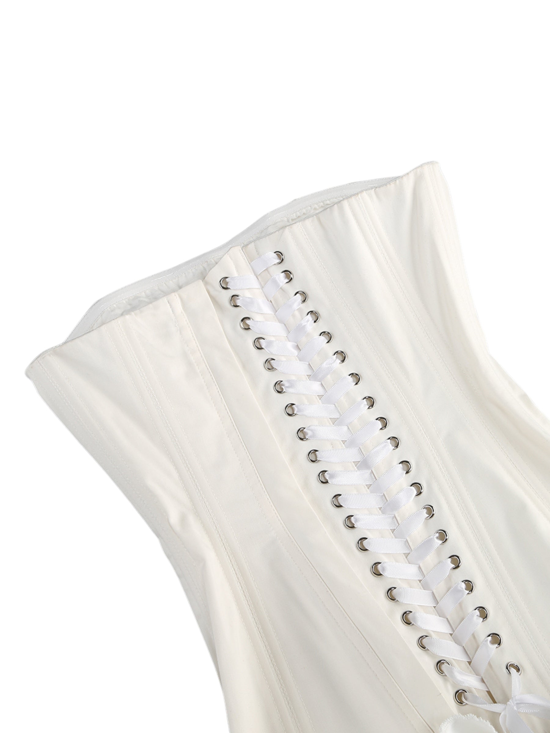 Inna Bloom Corset Mini Dress in White