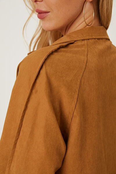 Jacke mit Reißverschluss und Druckknopftaschen