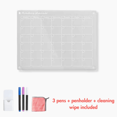 Task Master™ - Calendario y planificador acrílico magnético 