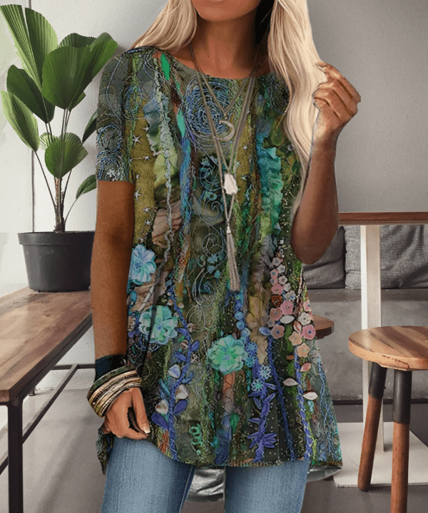 Léa - Camiseta de estilo elegante y con estilo