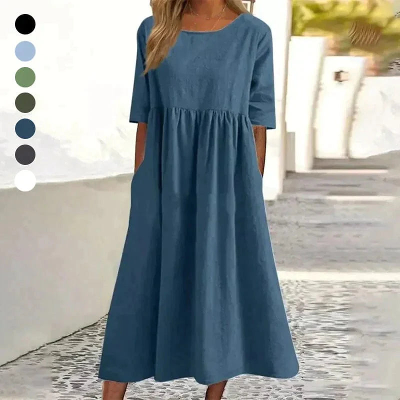 Casual Cotton Women's Dress