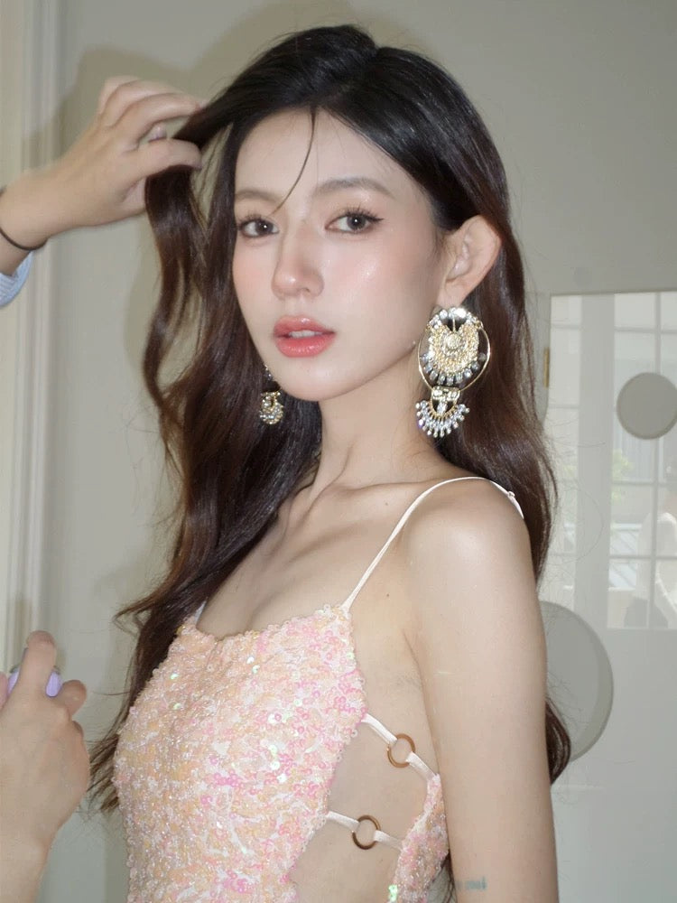 Ellis Sequin Midi Dress