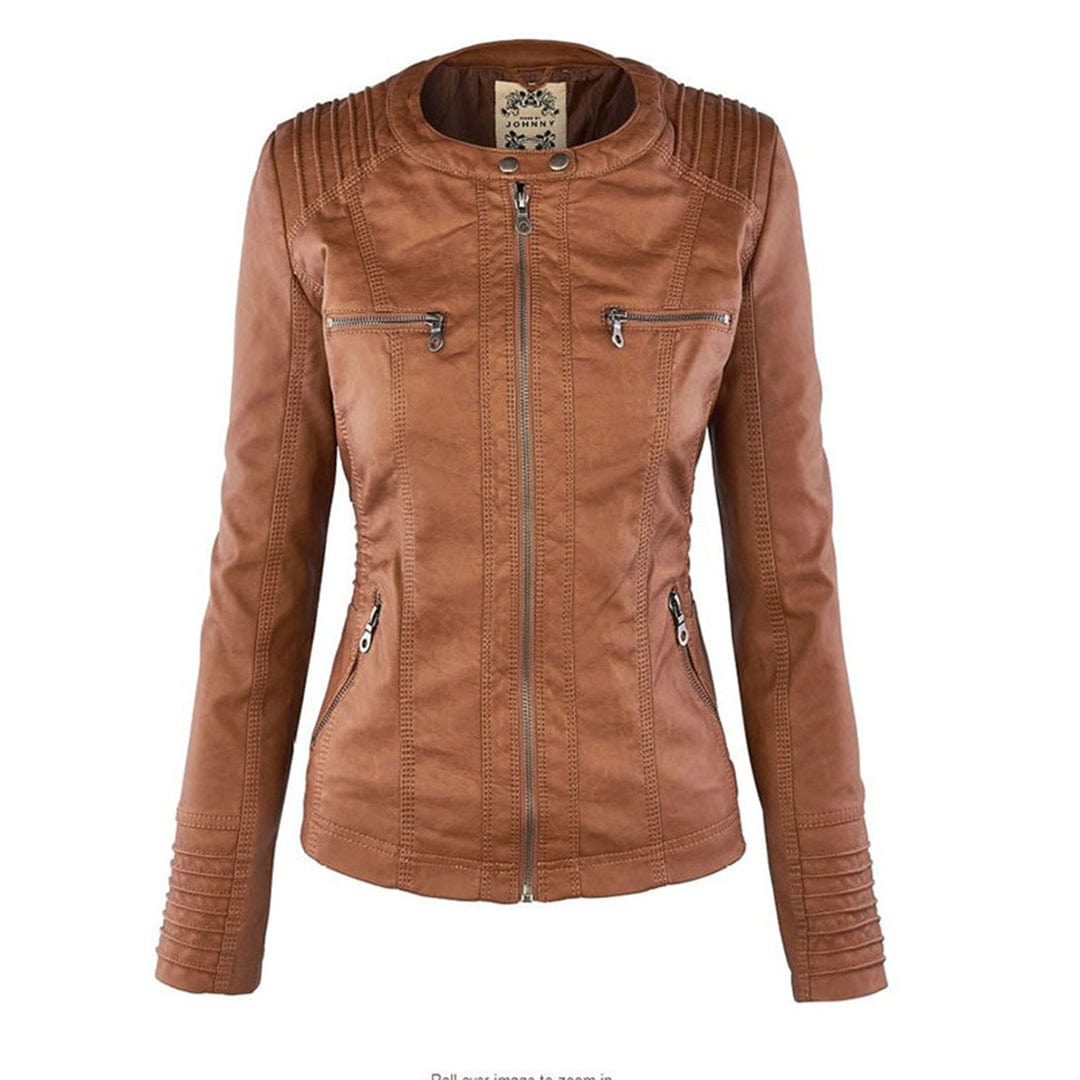 Zoe - Stylish Leather Jacket