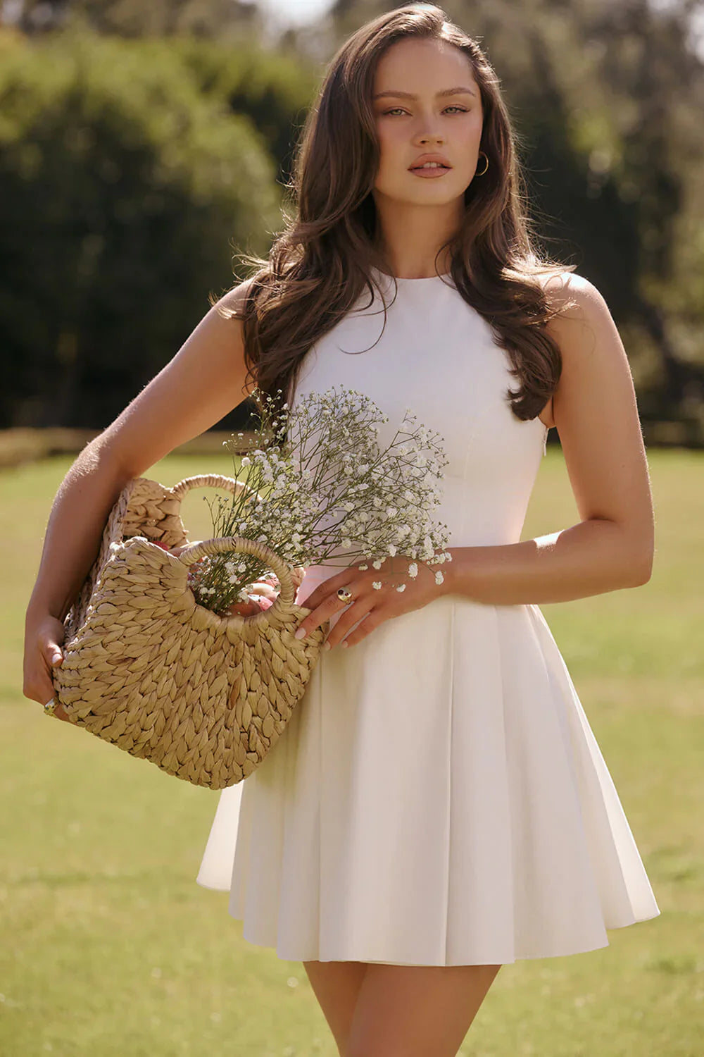COTTON MINI DRESS