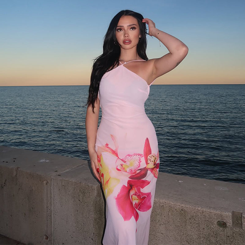 Heidi Backless Orchid Slip Dress
