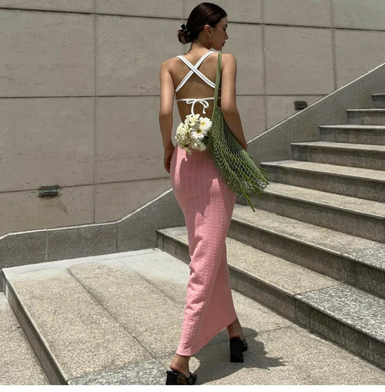 Debbie Backless Maxi Dress