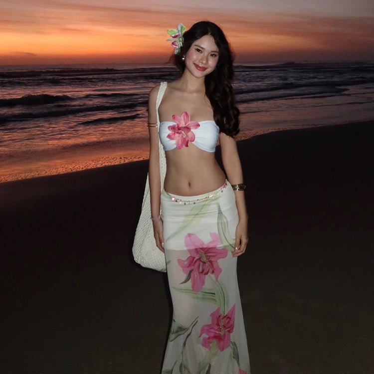 Devin Floral Skirt Set