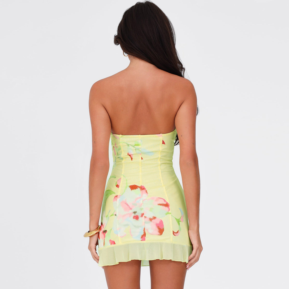 Emerson Mesh Spliced Tube Dress