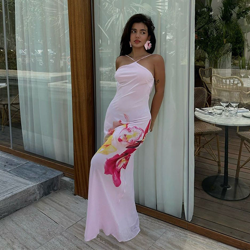 Heidi Backless Orchid Slip Dress