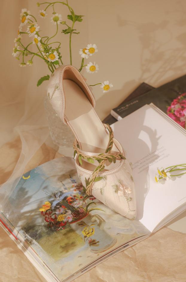 Deena Floral Heels