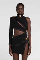 Evana Panther Mini Dress