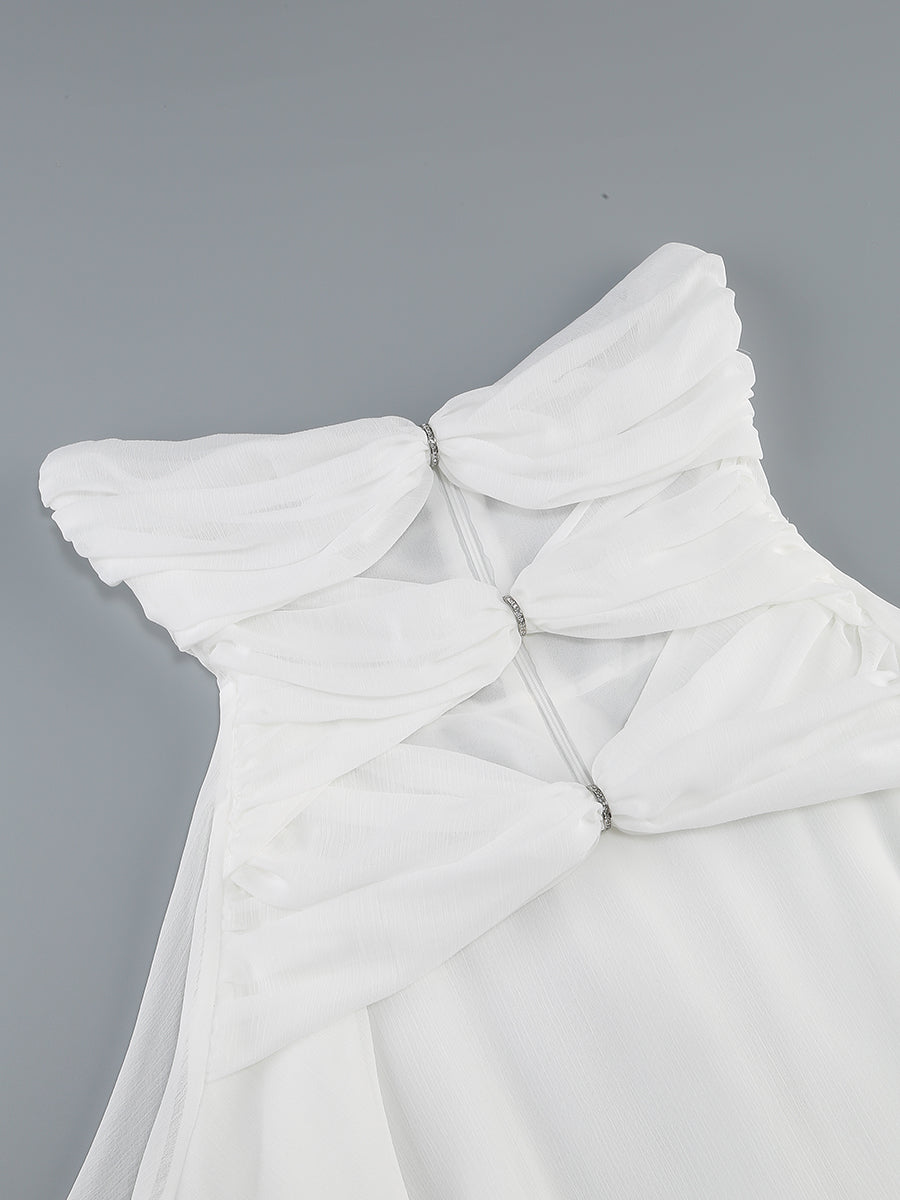 Aurelia Cut-Out Strapless Mini Dress