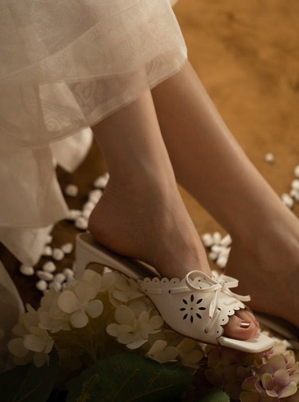 Artemis Kitten Heel Sandals