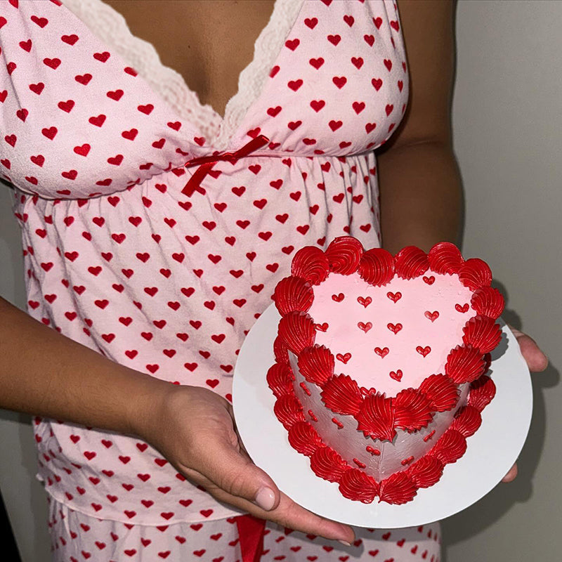 Lola Pink Heart Lounge Set