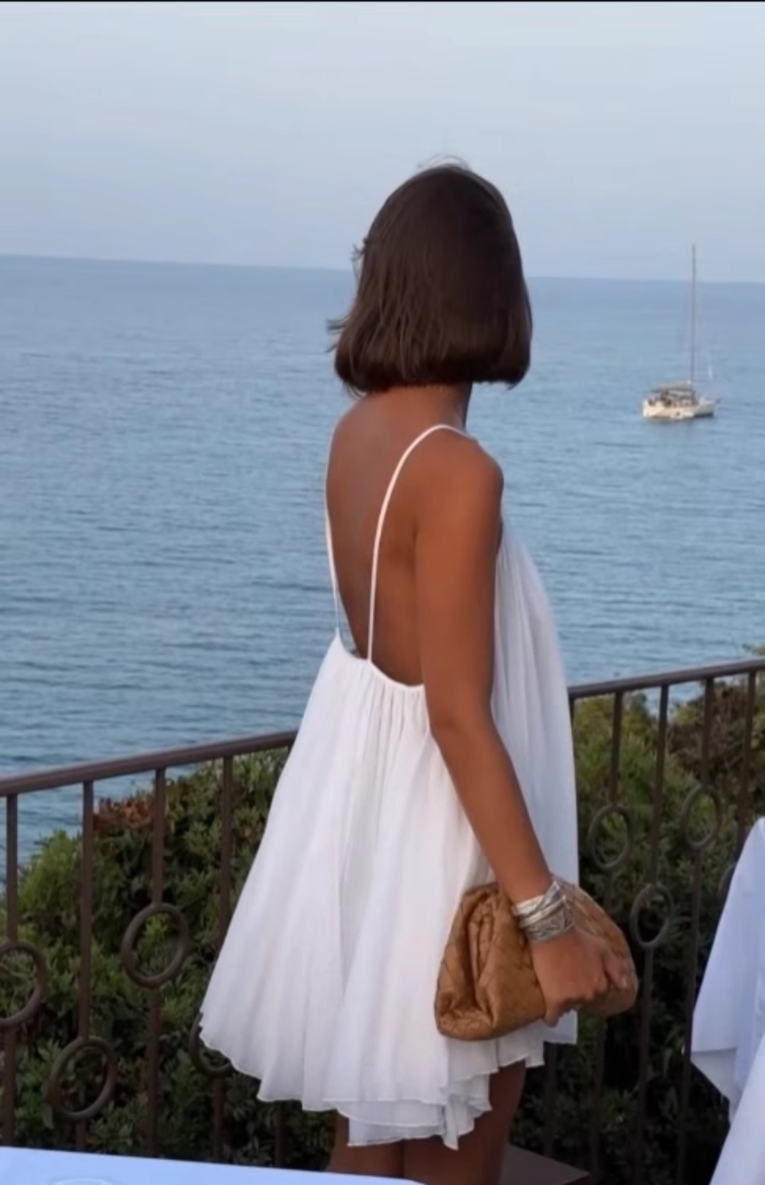Clara Backless Mini Dress
