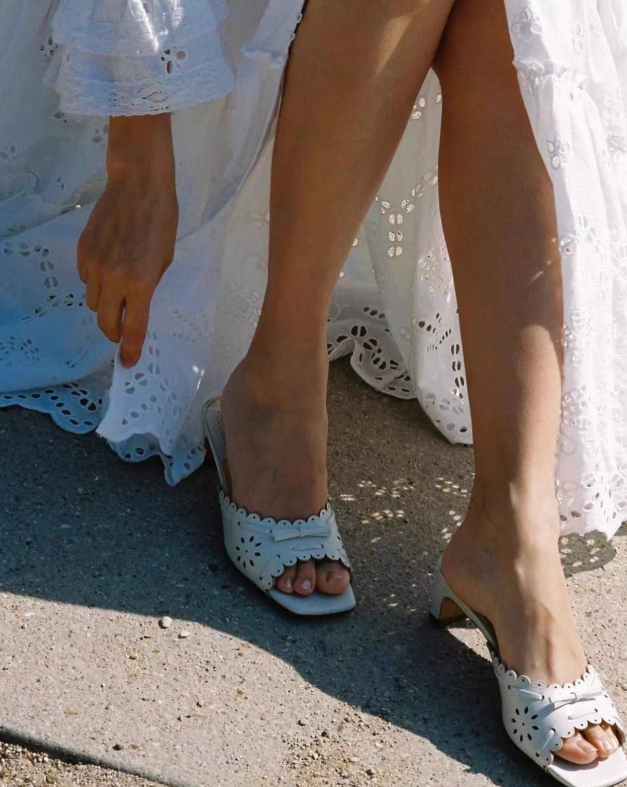 Artemis Kitten Heel Sandals
