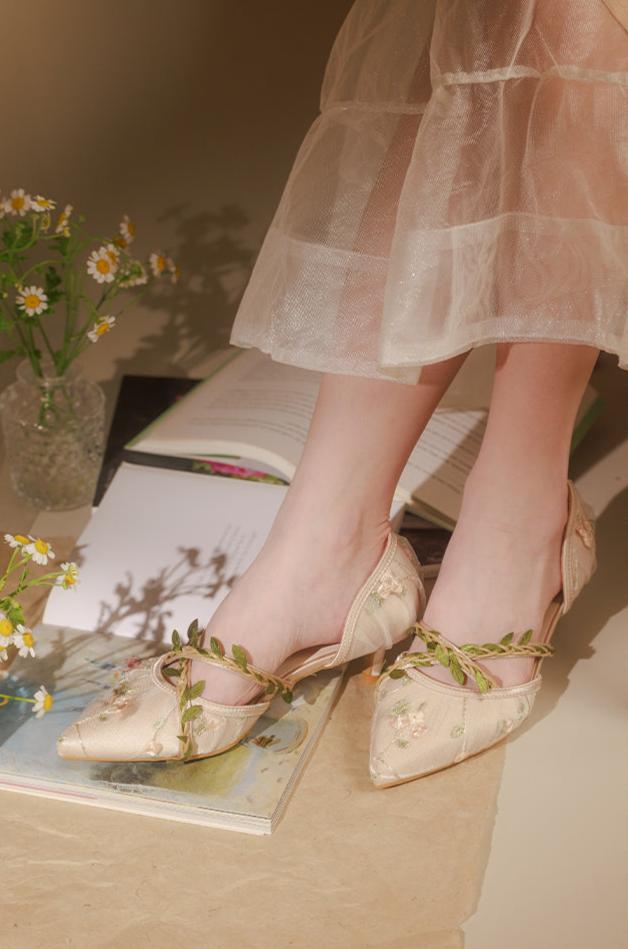 Deena Floral Heels