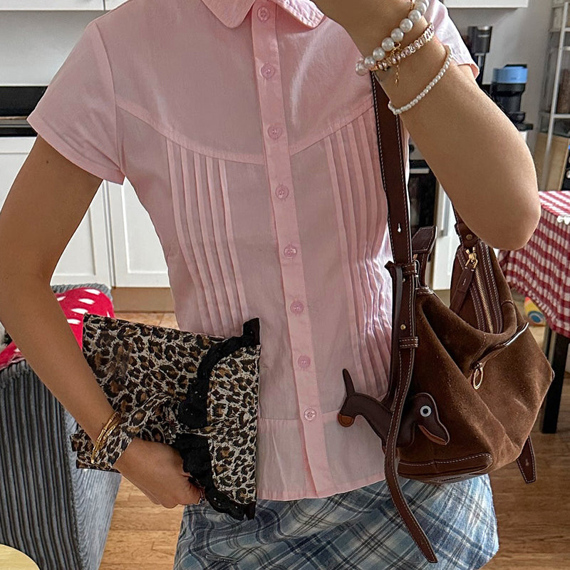 Divina Pinstripe Fitted Shirt