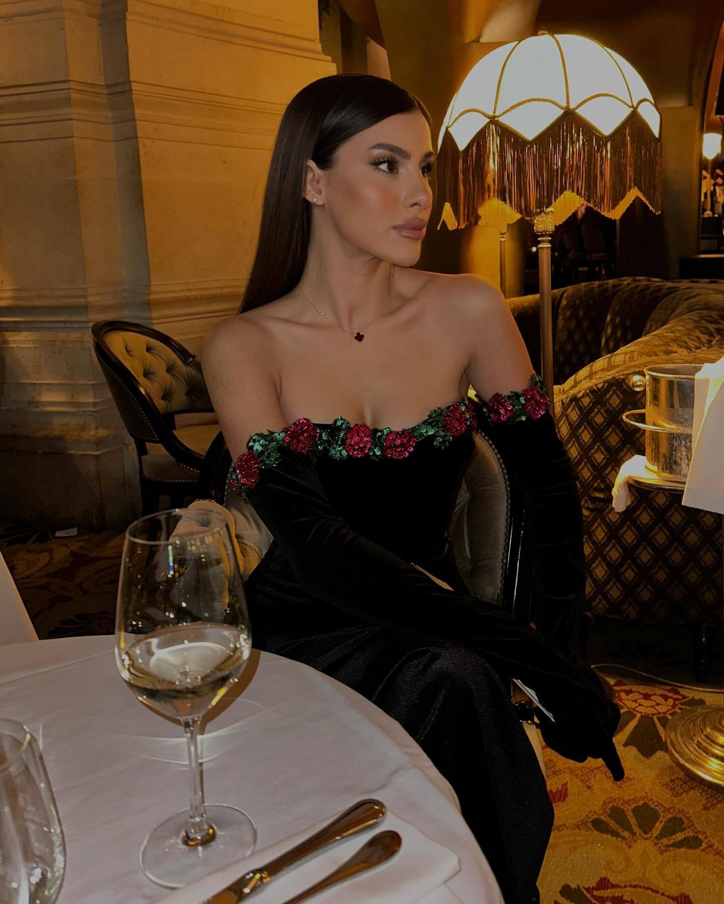 Rosetta Embellished Velvet Maxi Dress