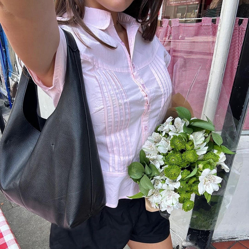 Divina Pinstripe Fitted Shirt