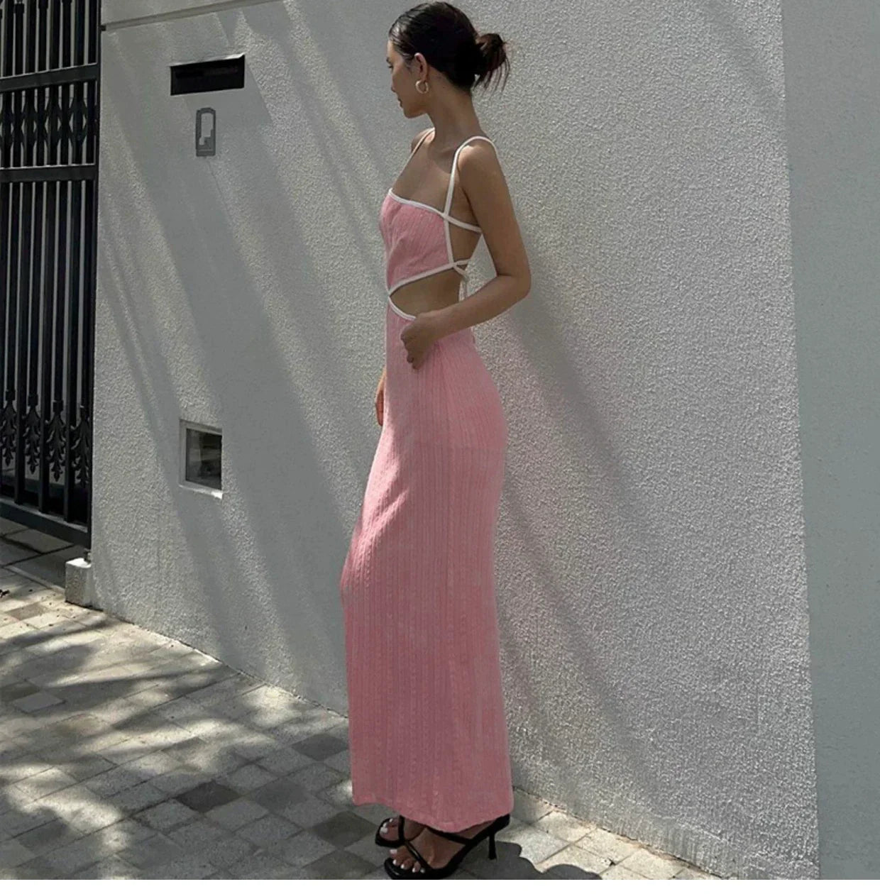 Debbie Backless Maxi Dress