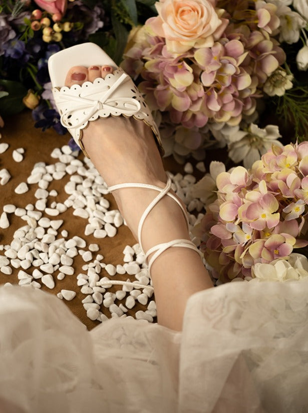 Artemis Kitten Heel Sandals