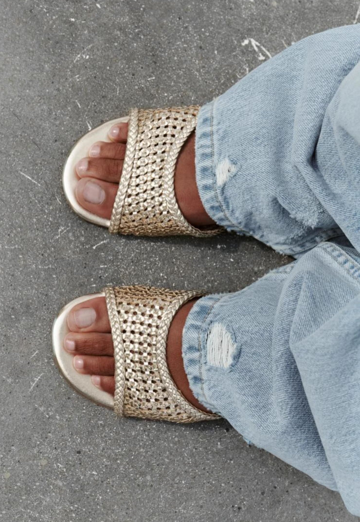 Alyla Braided Flat Sandals