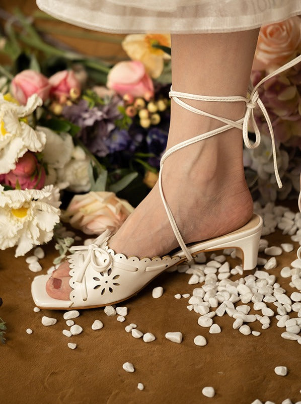 Artemis Kitten Heel Sandals
