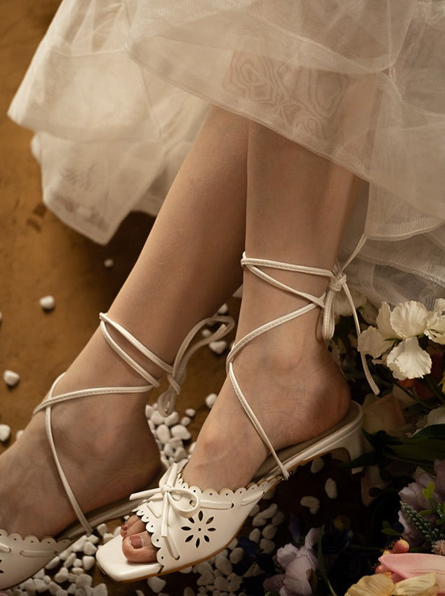 Artemis Kitten Heel Sandals