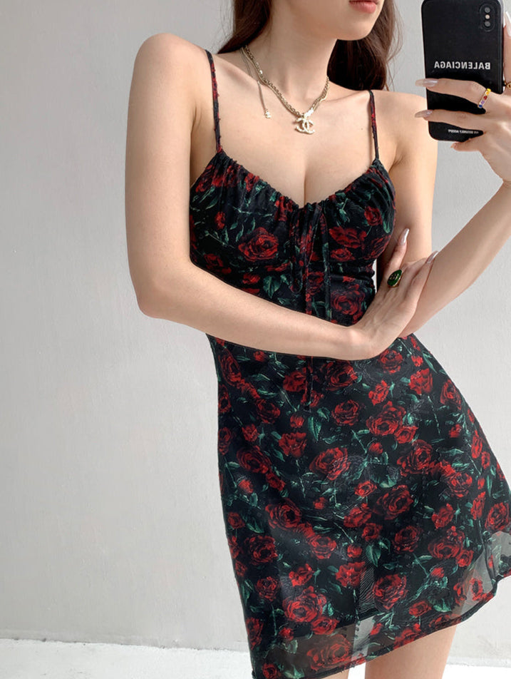 Emy Mesh Mini Dress