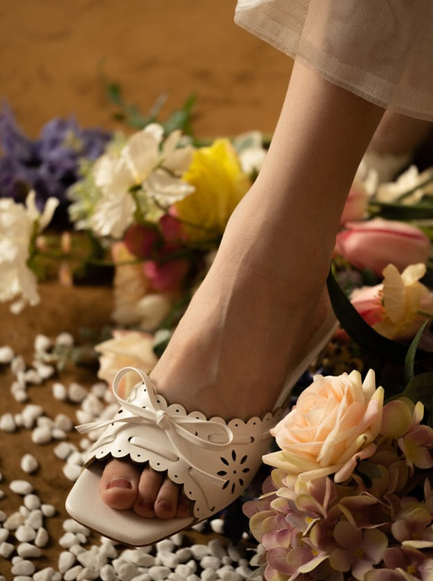 Artemis Kitten Heel Sandals