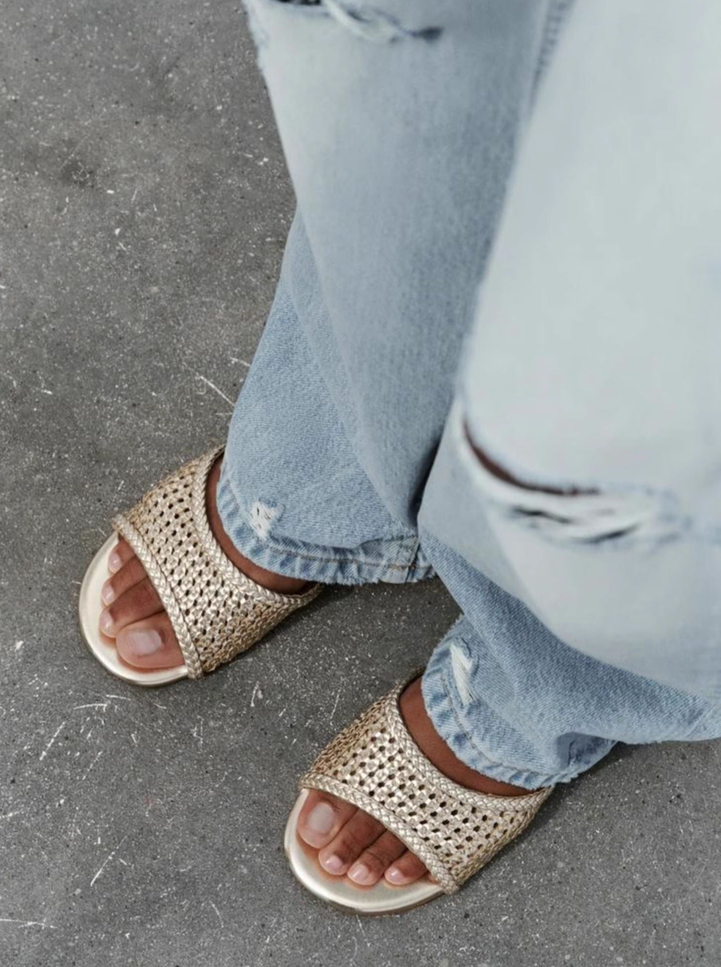 Alyla Braided Flat Sandals