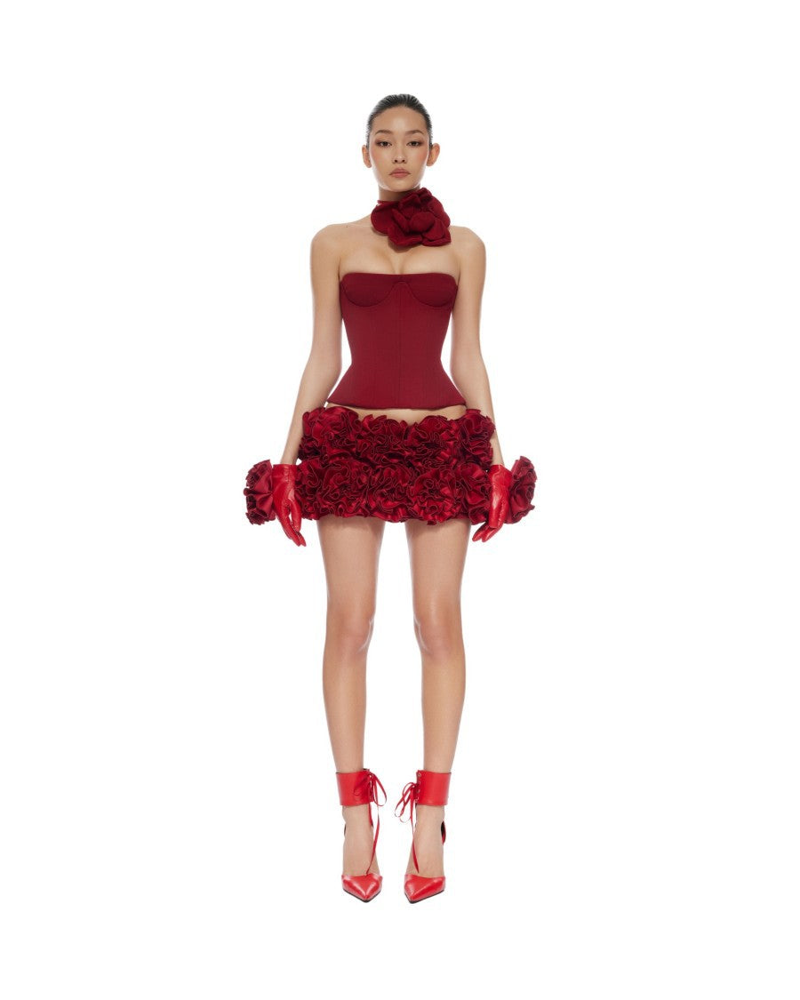 Inna Bloom Corset Skirt Set