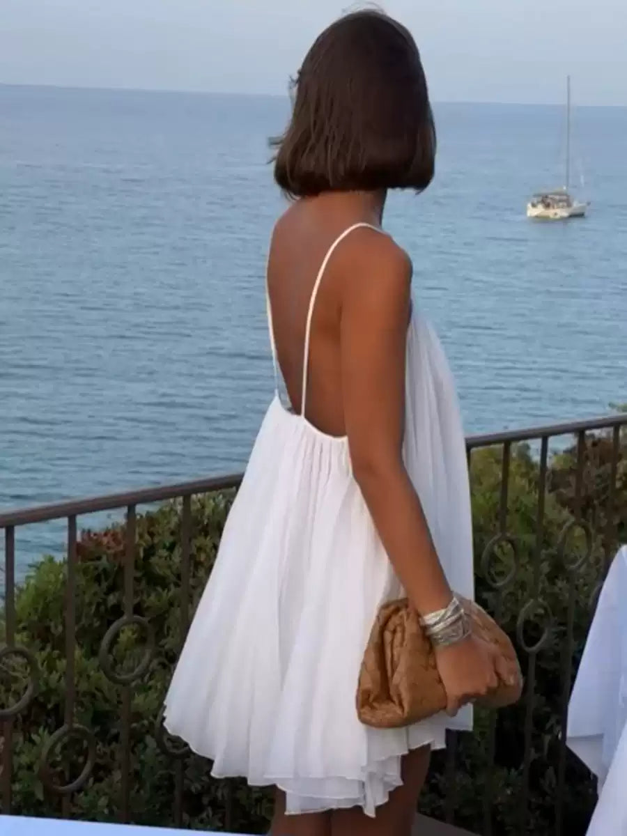 Clara Backless Mini Dress