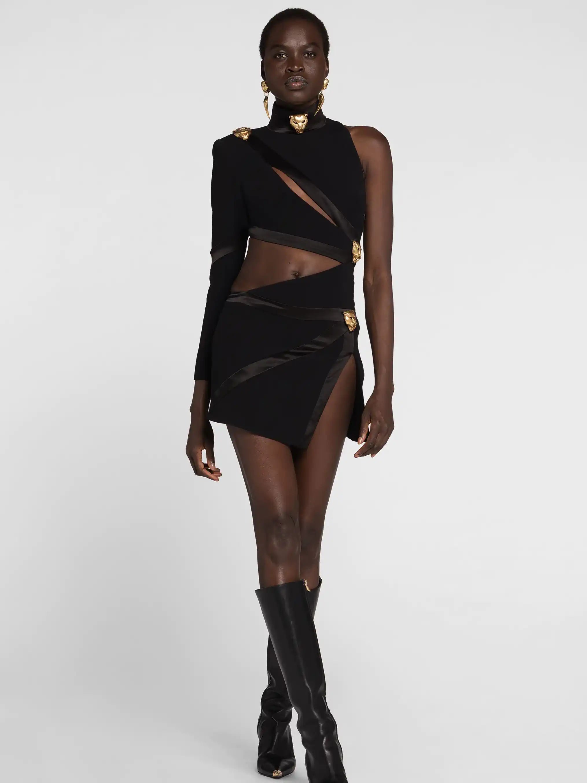 Evana Panther Mini Dress