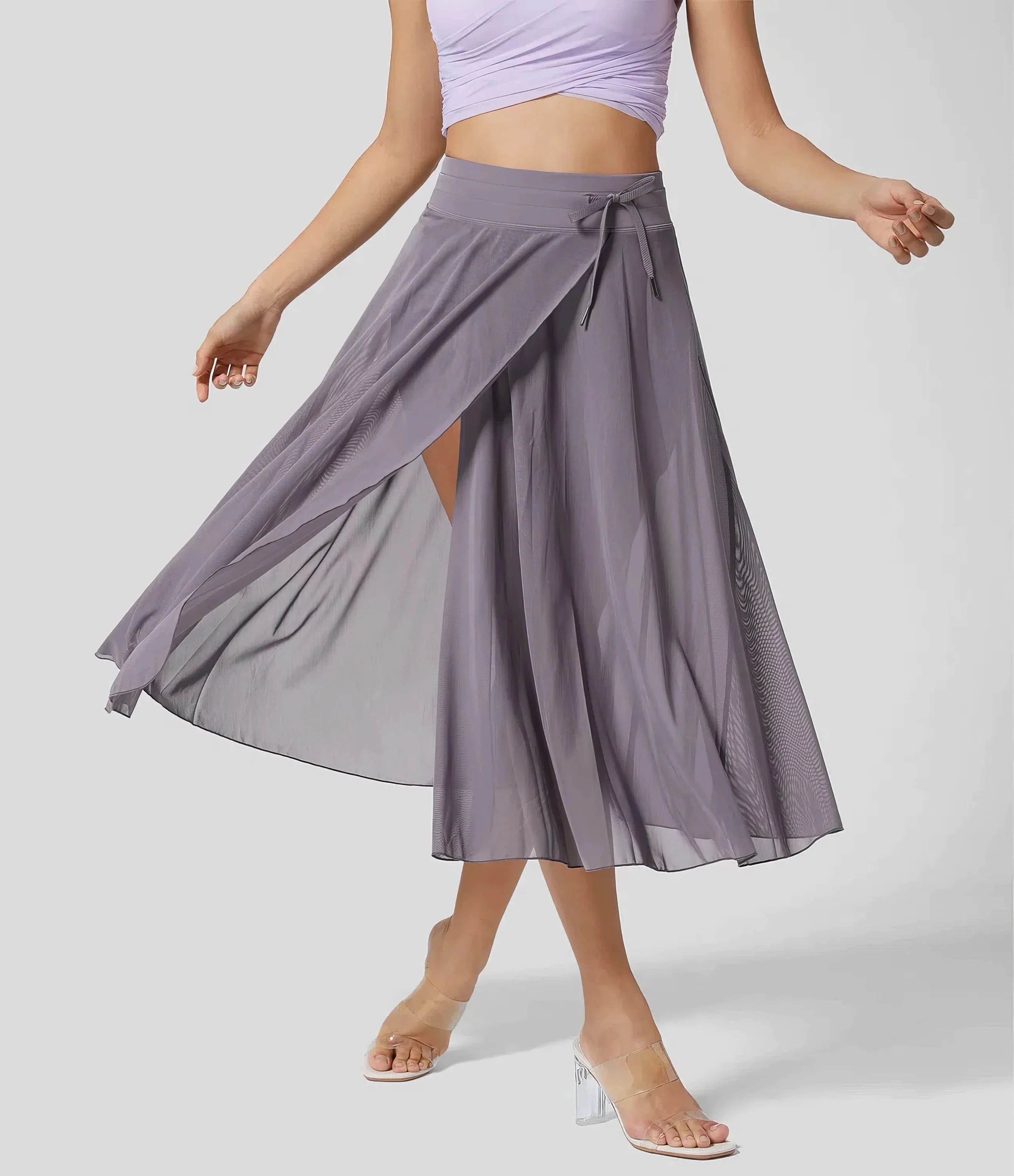 Flared skirt with pockets (2 in 1)